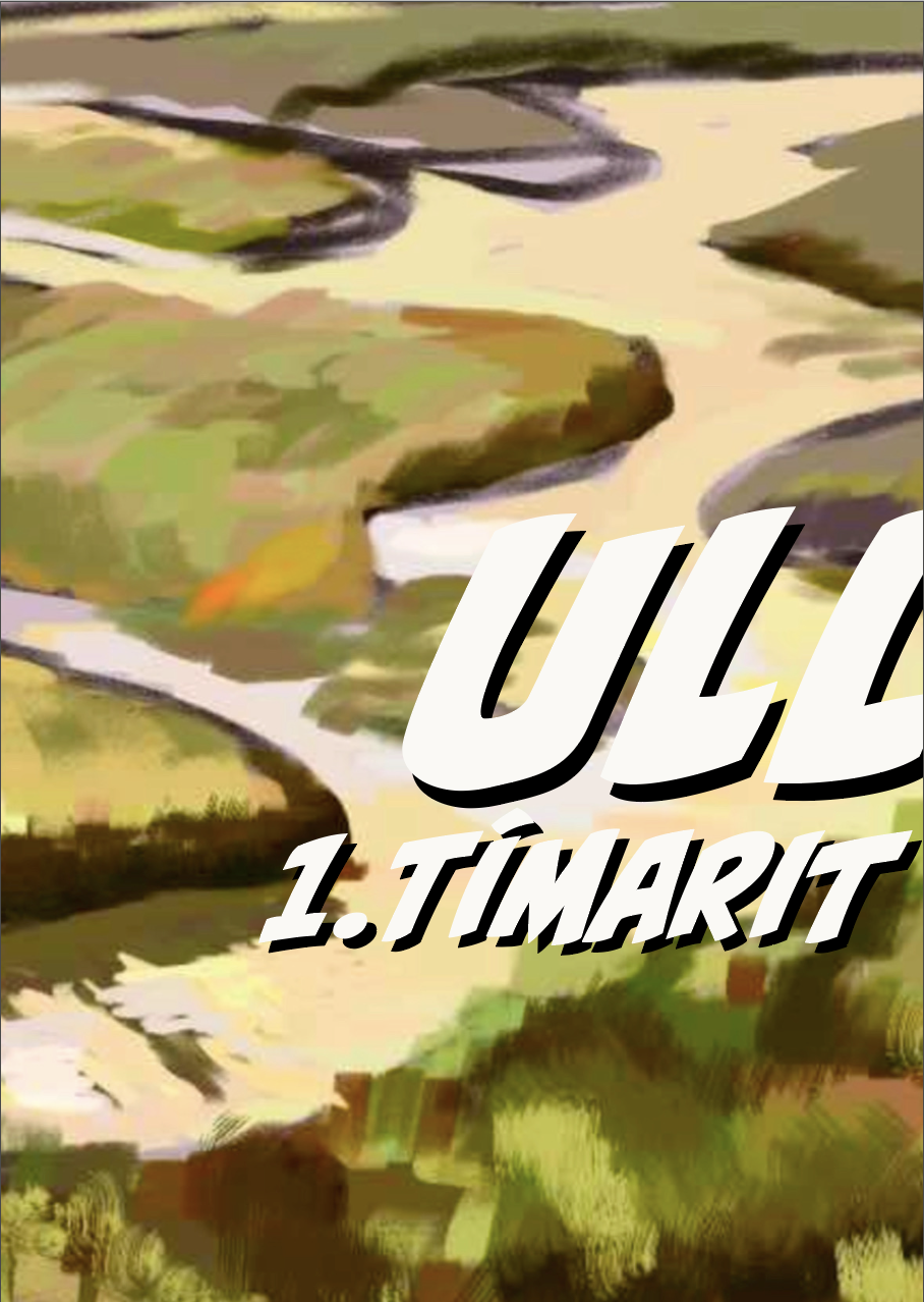 Rauður rammi með hvítum texta