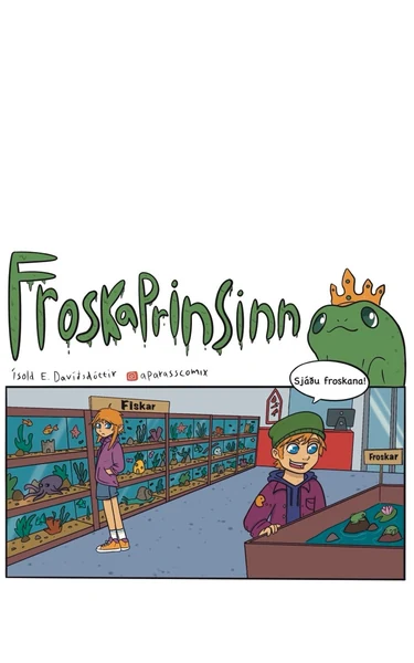 fyrsta síða: Froska prinsinn