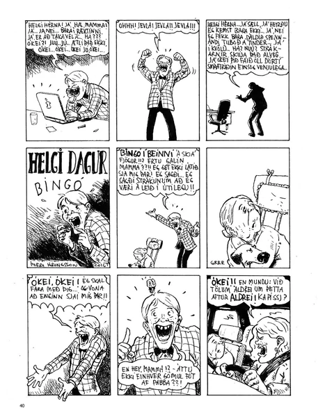 fyrsta síða: Helgi Dagur – Bingó