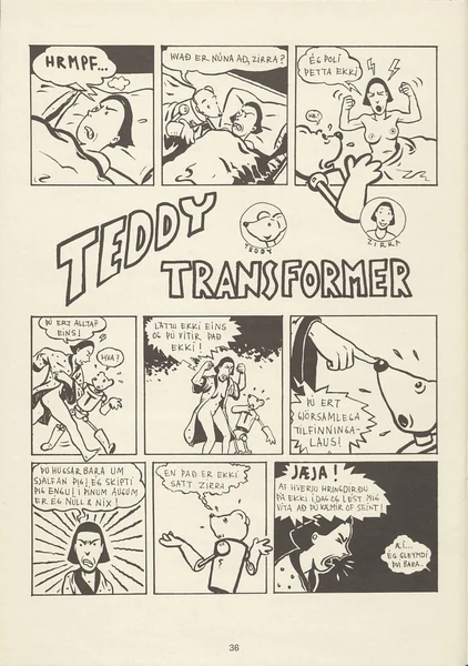 fyrsta síða: Teddy Transformer