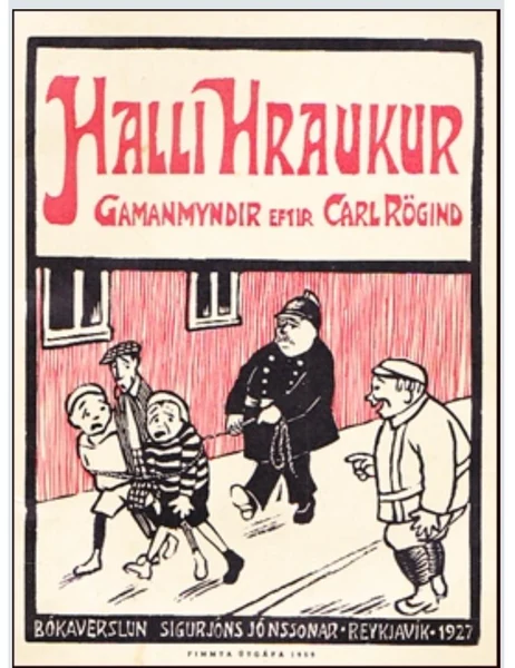 ljósmynd af kápu: Halli hraukur