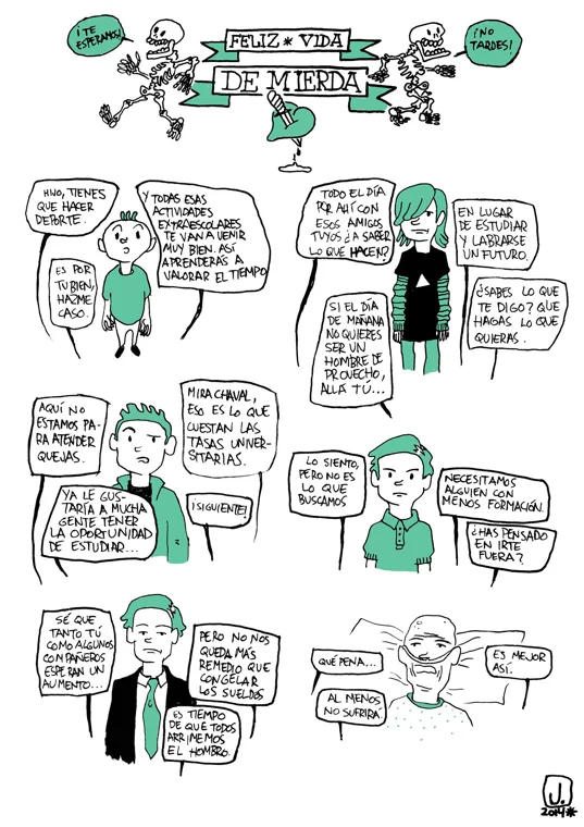 upphafssíða: Feliz vida de mierda
