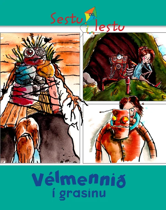 forsíða: Vélmennið í grasinu